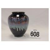 LARGE ROUND VASE - SIGNATURE DRIP