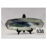 LONG SERVING TRAY - CRYSTALLINE FORMATION