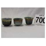 THREE ESPRESSO CUPS - EARLY