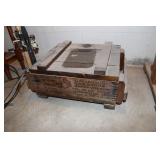 WOODEN AMMO CRATE