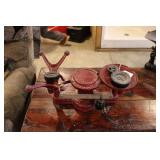 HOWE SCALE CO. SCALE W/ WEIGHTS