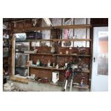 CONTENTS OF SHELVES & FLOOR (LIQUIDS & HARDWARE)