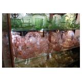 PINK DEPRESSION & OTHER GLASSWARE