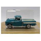 DANBURY MINT 1957 TURQUOISE CHEVY CAMEO PICKUP