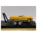 1/24TH 1956 FORD THUNDERBIRD AND TRAILER