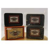 (4) LIMITED EDITION HARLEY DAVIDSON BANKS