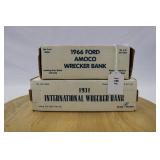 (2) SCALE MODEL COIN BANKS