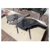 TWO TURKEY DECOYS