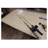 TWO TEBCO FISHING POLES