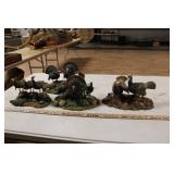 DANBURY MINT TURKEY SCULPTURES BY NICK BIBBY