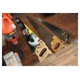 THREE HANDSAWS