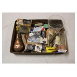 FLAT OF ASSORTED BLACK POWDER ITEMS