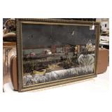 ETCHED WATERFOWL MIRROR - NO SHIPPING