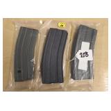 THREE METAL AR MAGAZINES