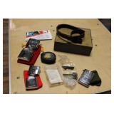 CIGAR BOX OF HAND WARMERS & MORE