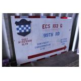 (DSM) KEYSTONE TRAINING AREA SIGN