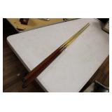 (2) POOL STICKS