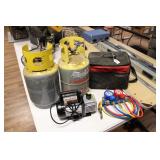 XTREME POWER PUMP AND (2) REFRIGERANT TANKS