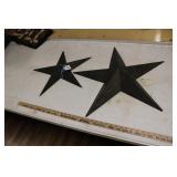 (2) DECORATIVE METAL STARS