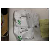 (3) ASI WHITE SHOWER CURTAINS, 36" X 72"