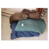 CAMPING SUPPLIES INCL. TENT, SLEEPING BAGS, & TARP