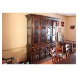 TWO PIECE CHINA CABINET