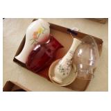 FLAT OF ASSORTED VASES INCL. LENOX