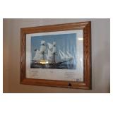 'SHE SAILS' PICTURE OF BRIG NIAGRA IN LAKE ERIE