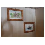 TWO PIECES OF  TIM MCLAUGHLIN  ARTWORK