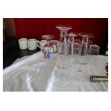 ASSORTED DRINKING GLASSES