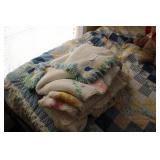 CROCHETED BLANKETS & LACE ITEMS