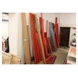 ASSORTED METAL SHELVING & PARTS