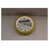 MARVIN WINDOW/DOOR HOBBS NEON PLASTIC CLOCK