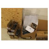 ASSORTED HANGERS & PLEXIGLASS