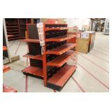 2PCS. 4' X 5' & 3' X 5' METAL GONDOLA SHELVING