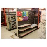 2PC. 7' X 8' L METAL GONDOLA SHELVING