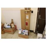 FLOOD LIGHTS & 2 BOXES OF LED LIGHTS