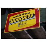 SINGLE SIDED TIN QUIKRETE SIGN