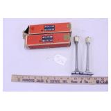 THREE LIONEL #35 BOULEVARD LAMPS