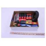 FLAT OF ASSORTED ADVERTISING & TIN LITHO ITEMS