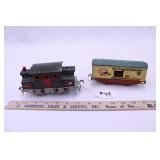 PRE WAR LIONEL #152 0-4-0 NYC ENGINE & BOX CAR