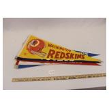 NINE NFL PENNANTS