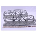 TWO MARX  RAILROAD BRIDGES