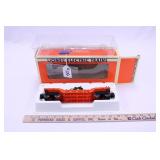 LIONEL 6-16958 FLATCAR W/ ERTL NEW HOLLAND LOADER