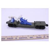 VERY RARE 1963-64 LIONEL 3309-50 OLIVE MISSILE CAR