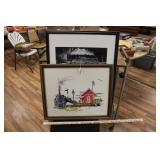 RAILROAD STITCH ART & GHOST TRAINS PRINT