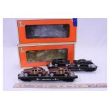 LIONEL 6-17557 & 6-17558 ROUTE 66 FC W/ SEDANS