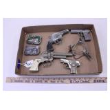 BELT BUCKLES, CAP GUNS & MORE
