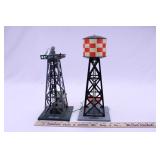 AMERICAN FLYER #772 WATER TOWER & #769 BEACON