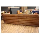 WOODEN FOLDING MODEL TRAIN DISPLAY 132" X 39"